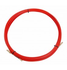Протяжка кабельная (мини УЗК в бухте), стеклопруток, d=3,5 мм 15 м красная  47-1015  REXANT