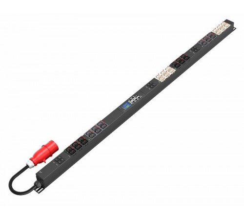 Блок распред. питания SMARTWATT PDU P-series 0U-MIS-3P32A-SMB-6CB-18C13-18C39-UL-3M-IEC309  4512020450064  SMARTWATT