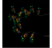 Гирлянда садовая на солнечной батарее 10 LED ламп Большие Шары, мультицвет Solar, 1/12  GS035  Gauss