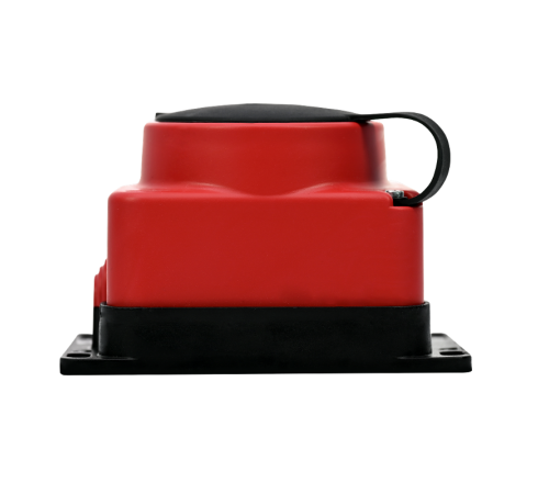 Колодка 1 гнездо 2К+З каучуковая 16А/250В IP44 Красная MultiSet  MST4403RD  SE