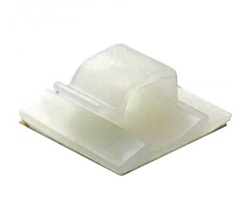 Клипса самоклеящаяся для кругл.кабеля,(cпец.состав.),белая,10х5х4,9  254303M  DKC