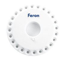 Фонарь светодиодный переносной, работающий от батареек типа AA, с карабином, TH2501  41684  FERON