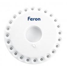 Фонарь светодиодный переносной, работающий от батареек типа AA, с карабином, TH2501  41684  FERON