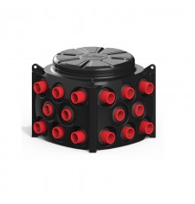 Пластиковый колодец КН-1000 H1000 с крышкой D780 мм  PR08.33175  Промрукав