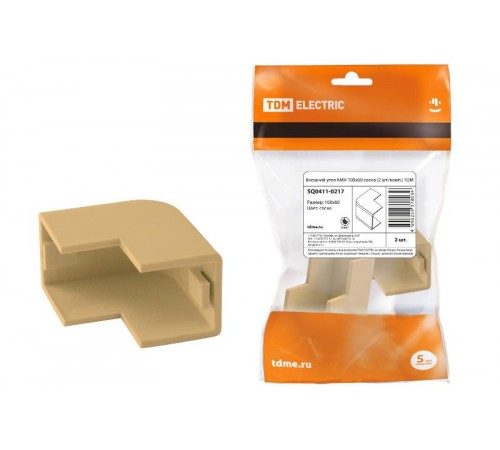 Внешний угол КМН 100х60 сосна (2 шт./комп.)  SQ0411-0217  TDM