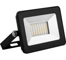 Прожектор светодиодный SFL90-20 2835SMD 20W 4000K AC220V/50Hz IP65, черный в компактном корпусе 126*27*85 мм  55075  SAFFIT