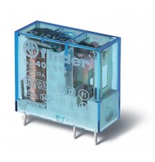 Миниатюрное универсальное электромеханическое реле; монтаж на печатную плату или в розетку; выводы с шагом 3.5мм  403160050000PAC  Finder