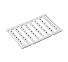 Маркировка для клемм, ширина 8 мм, узкая, для клемм Push-in, белая, от 36 до 42, горизонтальная ориентация, 1 шт. = карта из 56 маркеров  NUPUTUK-8F-