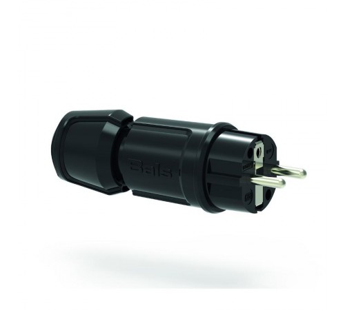 Вилка Schuko 16A 3p(2P+E) 250V IP44 черный MULTI-GRIP I 7372-Bals I Bals