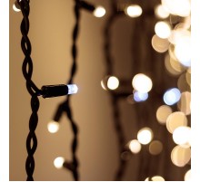 Светодиодная гирлянда ARD-CURTAIN-PRO-2000x3000-BLACK-760LED-FLASH WARM/WHITE (230V, 70W)  026059  Arlight