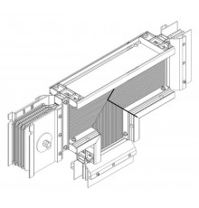 Секц. T-обр. вниз 1000А Al 3L+N+1/2PE IP55 тран. IEK  LB-1000A5-35-F-TD  IEK