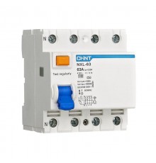Устройство защитного отключения (УЗО)  NXL-63 4P 16А 100мА 10кА тип AC AX (R)  400300  CHINT