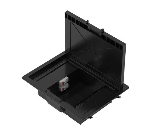 Лючок напольный 12 мод, черный RAL 9005  88012  DKC