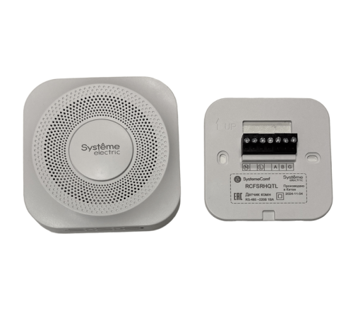 Датчик влажности, температуры, качества воздуха комнатный Comf RS-485 ~220В  RCFSRHQTL  SE