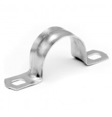 Держатель оцинкованный двусторонний (скоба СМД), д.22мм, с крепежными отверстиями 6,5 х 5 мм  H22DH6.5X5  DKC