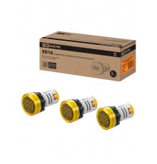 Индикатор значения напряжения ED16-22VD d22мм 20В-500В желтый  SQ0746-0076  TDM