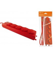 Удлинитель силовой Уз16-05В  (с крышками IP44, выключатель, 5 мест/10м КГ 3х1,5)  SQ1302-0023  TDM