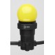 Лампы cветодиодные ERAYL45-E27 LED Р45-1W-E27 (диод. шар, желт., 4SMD, 1W, E27, для белт-лайт) (10/100/6000)  Б0049576  ЭРА