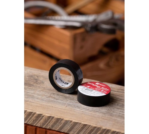 Изолента ПВХ 15мм 5м черный серии SafeFlex Auto  plc-iz-sfau-b  EKF