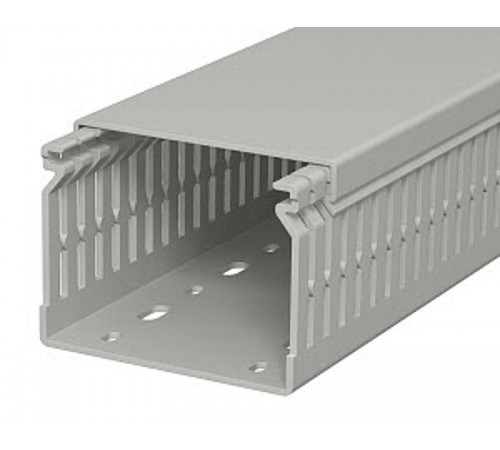 Распределительный кабельный канал LK4 N 60x80x2000 мм (ПВХ,серый) (LK4 N 60080)  6178209  OBO Bettermann