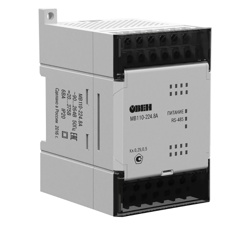 Модуль аналогового ввода МВ110-224.8А  49001  ОВЕН