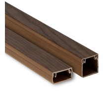 Канал кабельный   под тёмное дерево (12х12) (120м.) Plast EKF PROxima  kk-12-12d  EKF