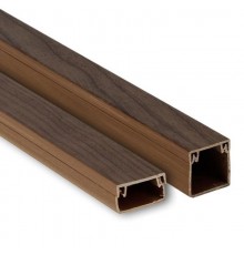 Канал кабельный   под тёмное дерево (12х12) (120м.) Plast EKF PROxima  kk-12-12d  EKF