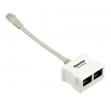 Разветвитель SPL-YT4-E2-E2 RJ-45 4Pr.T568A/T568B -> 2 x 2Pr.10BASE-T  34525  Hyperline
