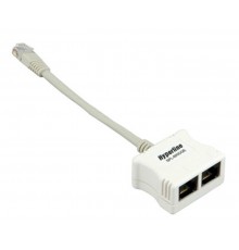 Разветвитель SPL-BRIDGE RJ-45 4Prр.USOC -> 2 x 4Pr.USOC  34553  Hyperline