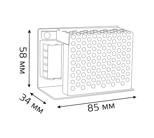 Блок питания 30W 24V IP20 1/140  202002030  Gauss