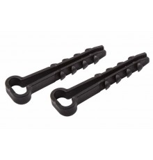 Дюбель-хомут нейлоновый прямоугольный PROconnect 5-10 мм, черный, упаковка 100 шт.  07-4621  PROconnect