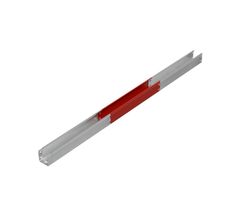 Лоток неперф. 100х100х1,5 L2500 мм "Быстрый монтаж ПЛЮС" INOX304  LNplus100-100-1.5-2500 INOX304  КМ-Профиль