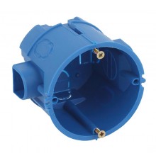 Коробка установочная КУТС 68х60мм для твердых стен саморез., IP20 KUTS-68-60-blue  Б0039187  ЭРА