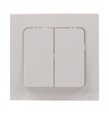 Стокгольм Выключатель 2-кл. 10А белый PROxima  EXV10-023-10  EKF