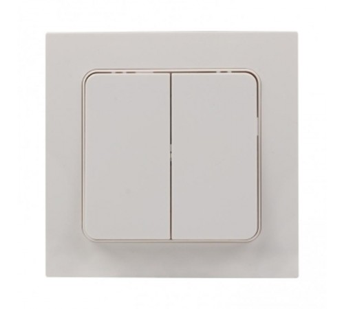 Стокгольм Выключатель 2-кл. 10А белый PROxima  EXV10-023-10  EKF