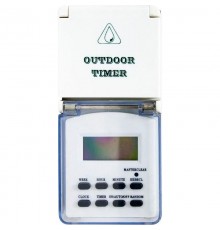 TM23 3500W/16A 230V розетка с таймером (недельная) в защитном корпусе IP44  23206  FERON