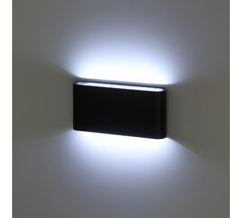 Декоративная подсветка WL41 BK светодиодная 10Вт 3500К черный IP54 для интерьера, фасадов зданий  Б0054417  ЭРА