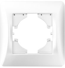 Рамка 1 пост (белый) серия BW  201201  SPL