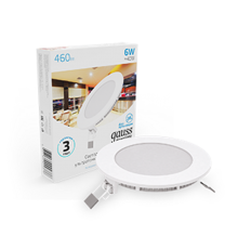 Встраиваемый светильник ультратонкий круглый IP20 6W120х22 O 105 6500K 460лм 1/20  939111306  Gauss