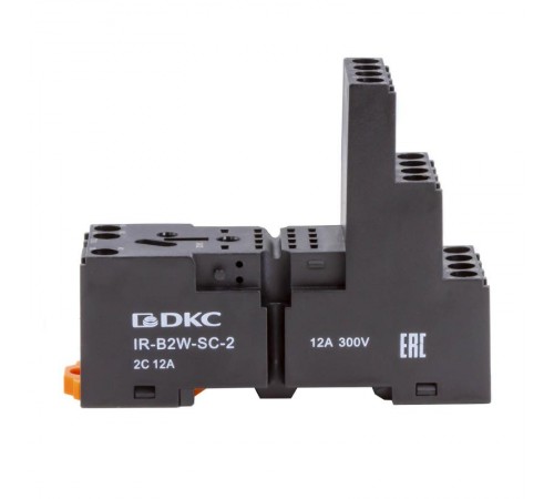 Колодка 3-х уровневая с винтовыми клеммами для реле на 2 группы контактов версии IR-W2CO  IR-B2W-SC-2  DKC