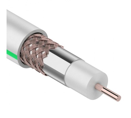 Кабель SAT 703 B, Cu/Al/Cu, (64%), 75 Ом, 100м., белый  01-2431-6  PROconnect