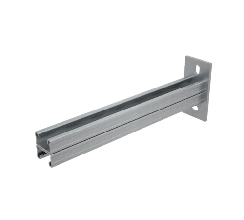 Cтрат-консоль двойная усиленная 41х21 L600 s:2,5 мм  2KSSU21-600  КМ-профиль