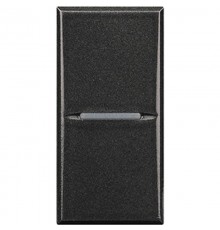 Axolute Переключатель промежуточный 1Р 16 А 250 В~ 1 модуль, винтовые клеммы, дизайн AXIAL, цвет антрацит  HS4004  Legrand