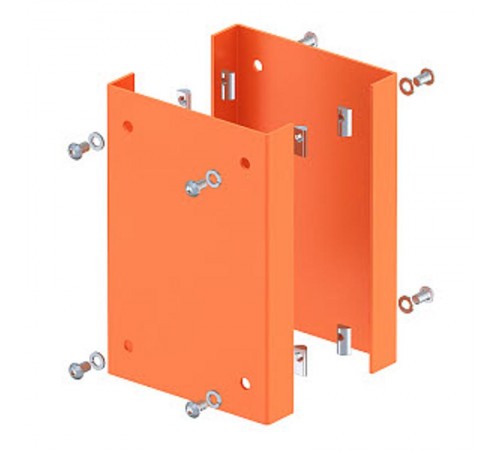 Защитная пластина для электромонтажных колонн ISS 250x166x33 мм (сталь) (ISS160160AS HRO)  6290423  OBO Bettermann