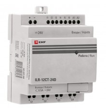 Программируемое реле 12 в/в т 24В PRO-Relay EKF PROxima  ILR-12CT-24D  EKF