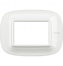 Axolute декоративные накладки в форме эллипса, Белый, цвет белый, на 3 модуля  HB4803HD  Legrand