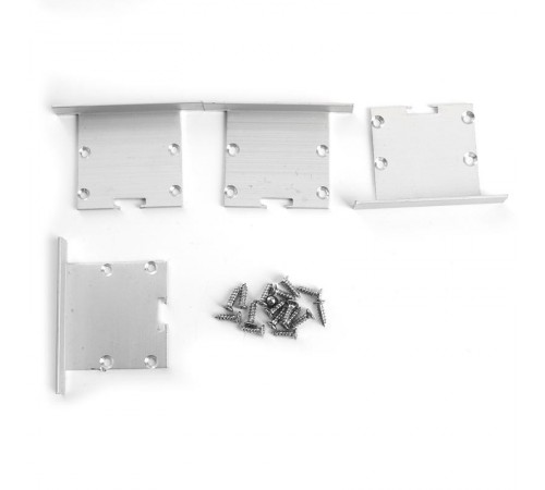 Заглушка без отверстия для профиля CAB255, LD356 (комплект 4шт) FERON  48231  FERON