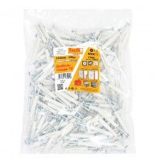 Дюбель-гвоздь YZ потайн. манжета нейлон 6x40 (180 шт) - пакет  147487  Tecfi