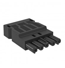 Штекер 5-полюсный Modul45connect (черный) (BT-S GST18i5p SW)  6108072  OBO Bettermann