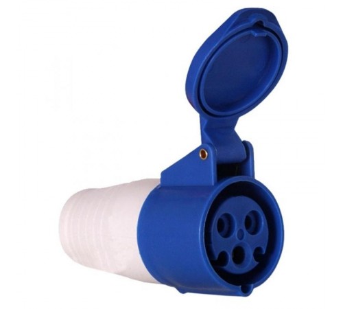 Розетка переносная 233 2Р+РЕ 63А 220В IP67 EKF PROxima  ps-233-63-220  EKF